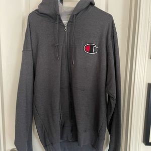Champion brand zip-up hoodie
